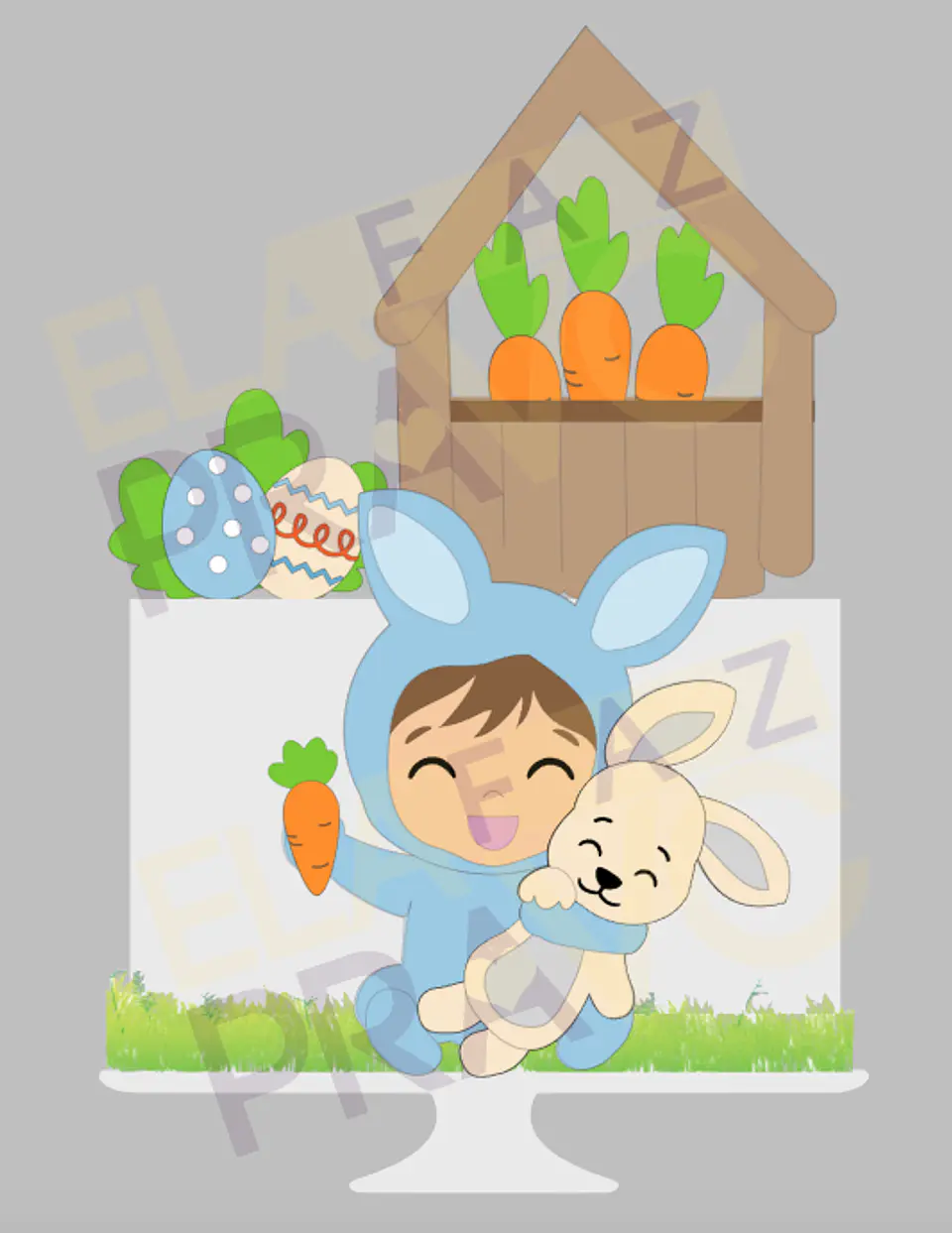 Arquivo de corte topo de bolo pascoa 1