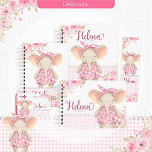 Arquivo encadernação baby maternidade elefantinha - letterinhas