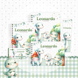  Arquivo encadernação baby dinossauro - letterinhas