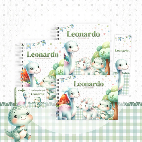  Arquivo encadernação baby dinossauro - letterinhas