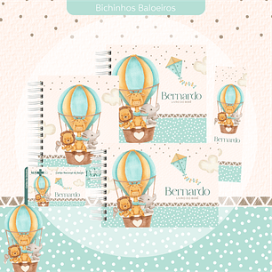 Arquivo encadernação baby bichinhos baloeiros - letterinhas