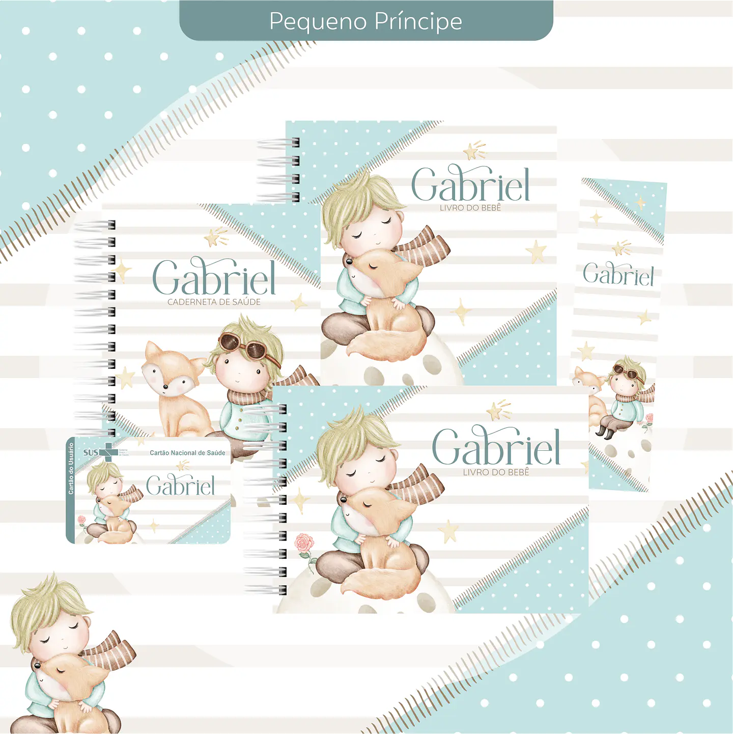 Arquivo encadernação baby pequeno principe - letterinhas 1