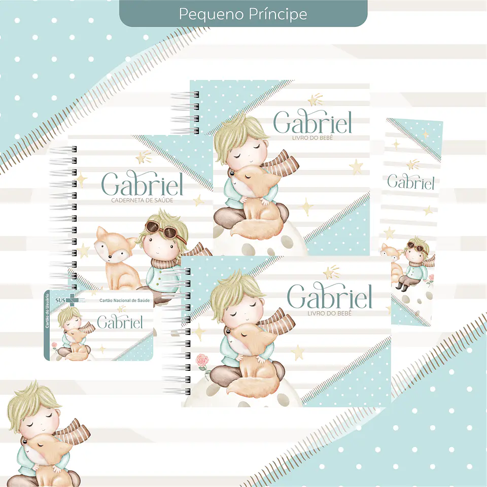 Arquivo encadernação baby pequeno principe - letterinhas 1