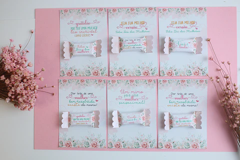 Arquivo Bala + Card Dia da Mulher