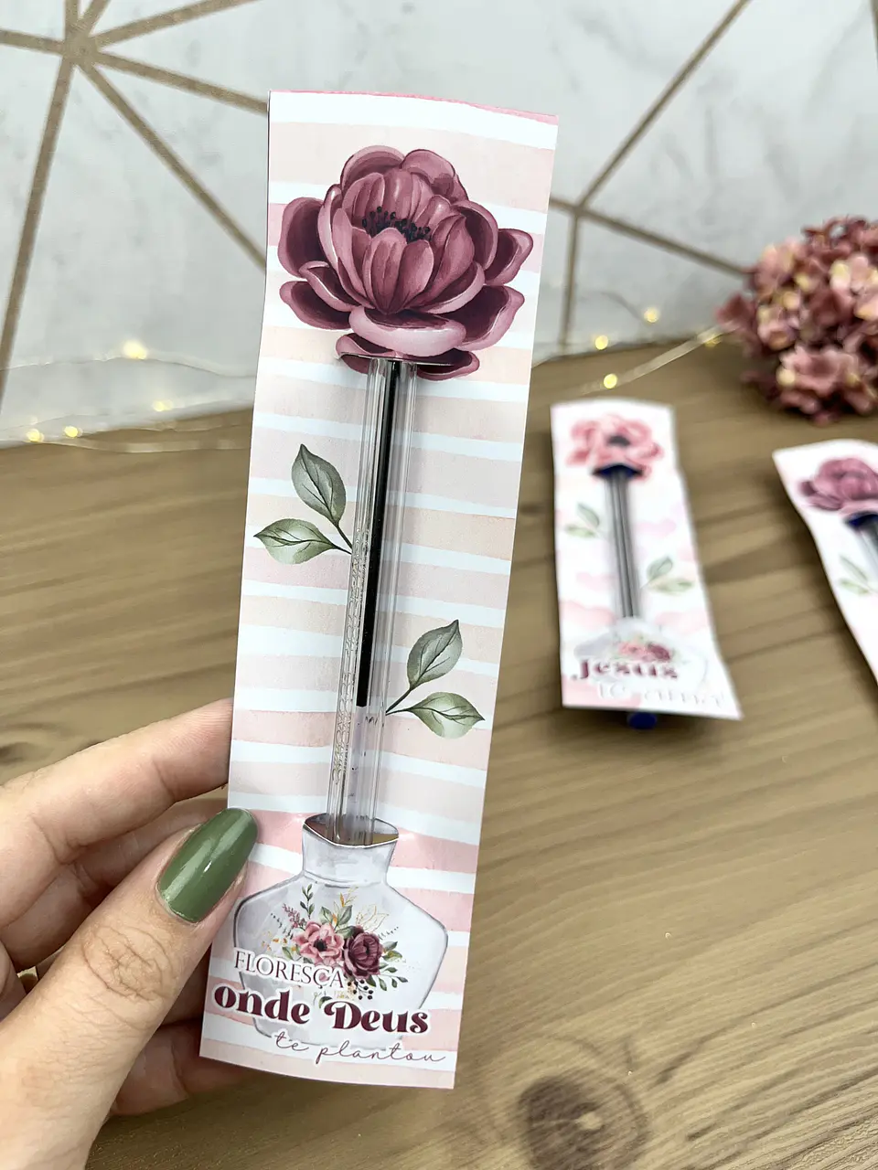 Arquivo de corte card caneta dia da mulher 1