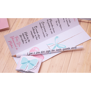 arquivo de corte card e lápis dia da mulher