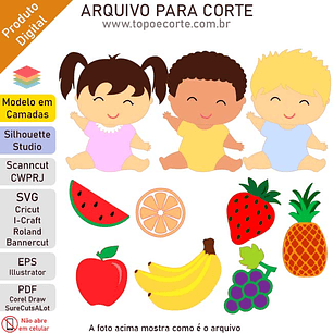 Arquivo de Corte Topo Bebê Quitandinha