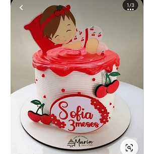 Arquivo de Corte Topo Bebê Cereja do Bolo