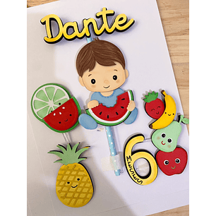 Arquivo de Corte Topo Bebê Frutinhas