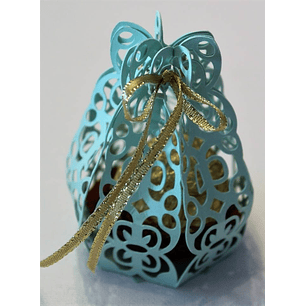 Arquivo de corte porta bombom renda 