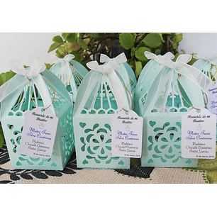 arquivo de corte caixa rendada casamento