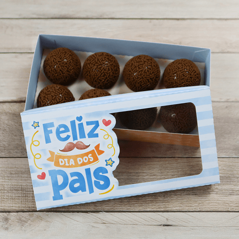 Arquivo de Corte Caixa 8 Doces Dia dos Pais