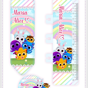 Arquivo Encadernação Kit Saúde Bolofofo Menina 