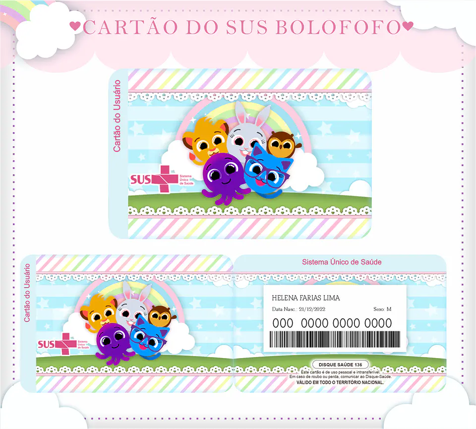 Arquivo Encadernação Kit Saúde Bolofofo Menina  3