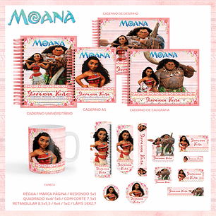 Arquivo Encadernação Volta às Aulas Moana