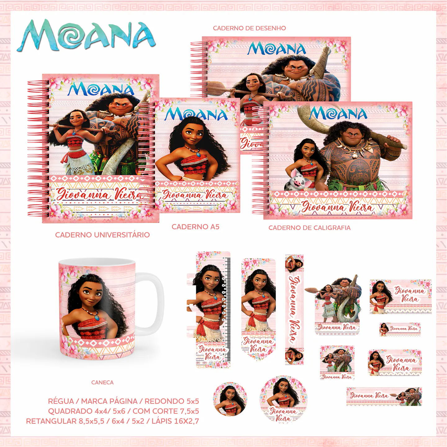 Arquivo Encadernação Volta às Aulas Moana 1