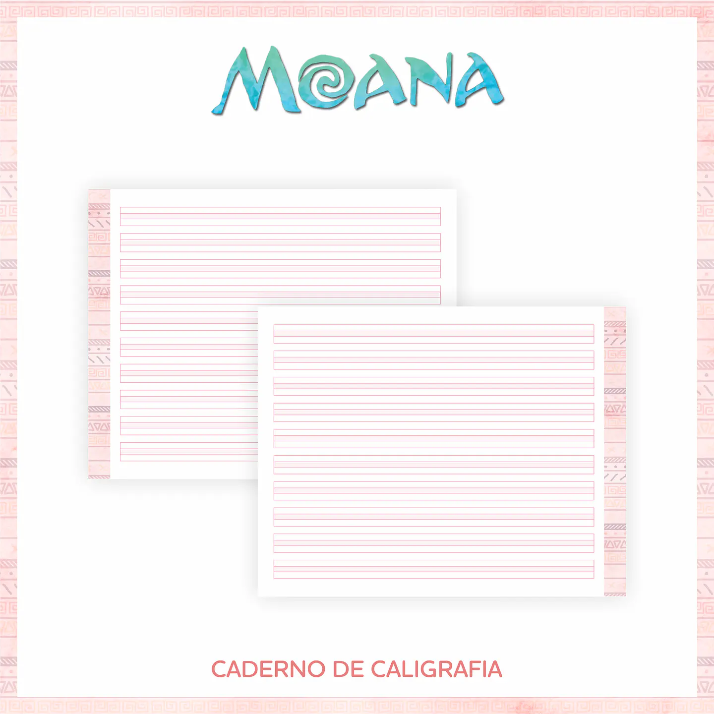 Arquivo Encadernação Volta às Aulas Moana 2