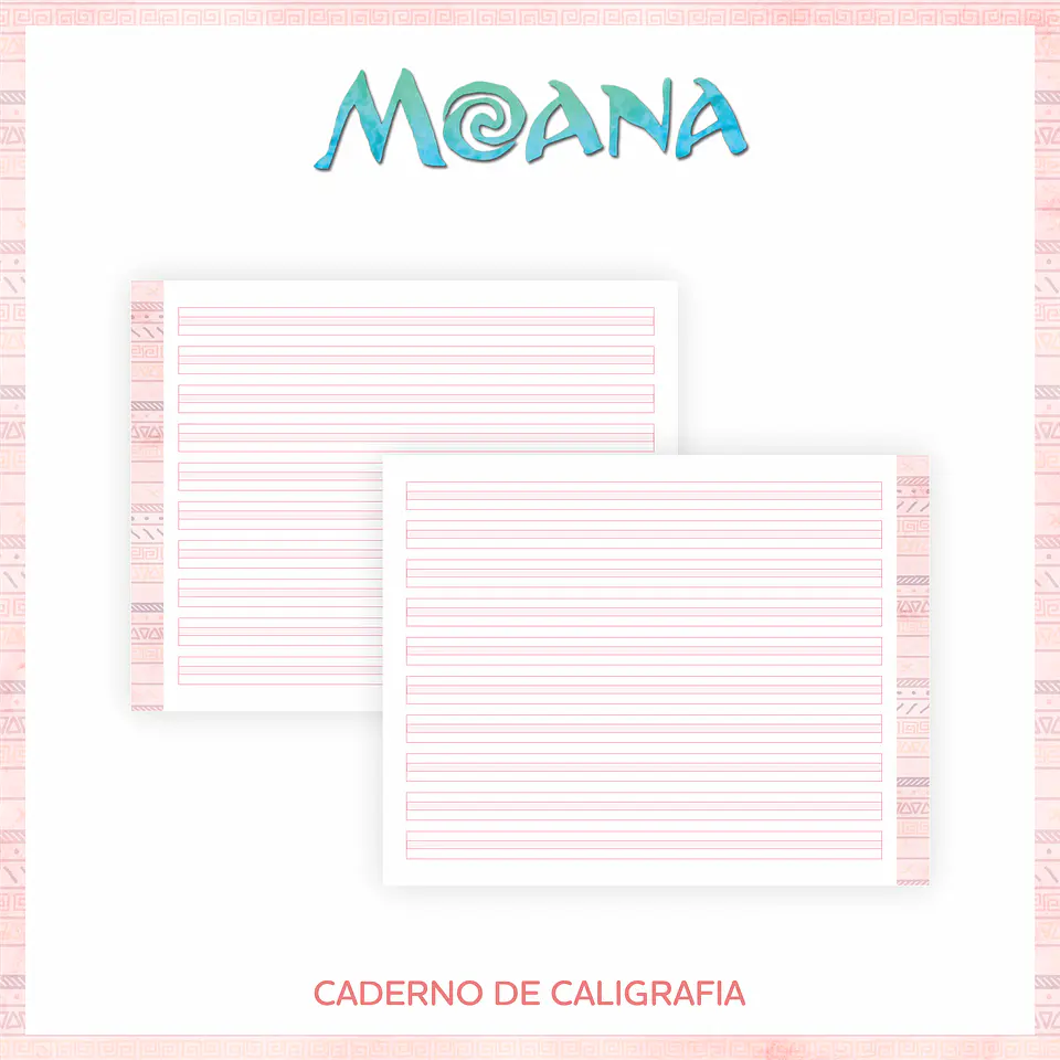 Arquivo Encadernação Volta às Aulas Moana 2