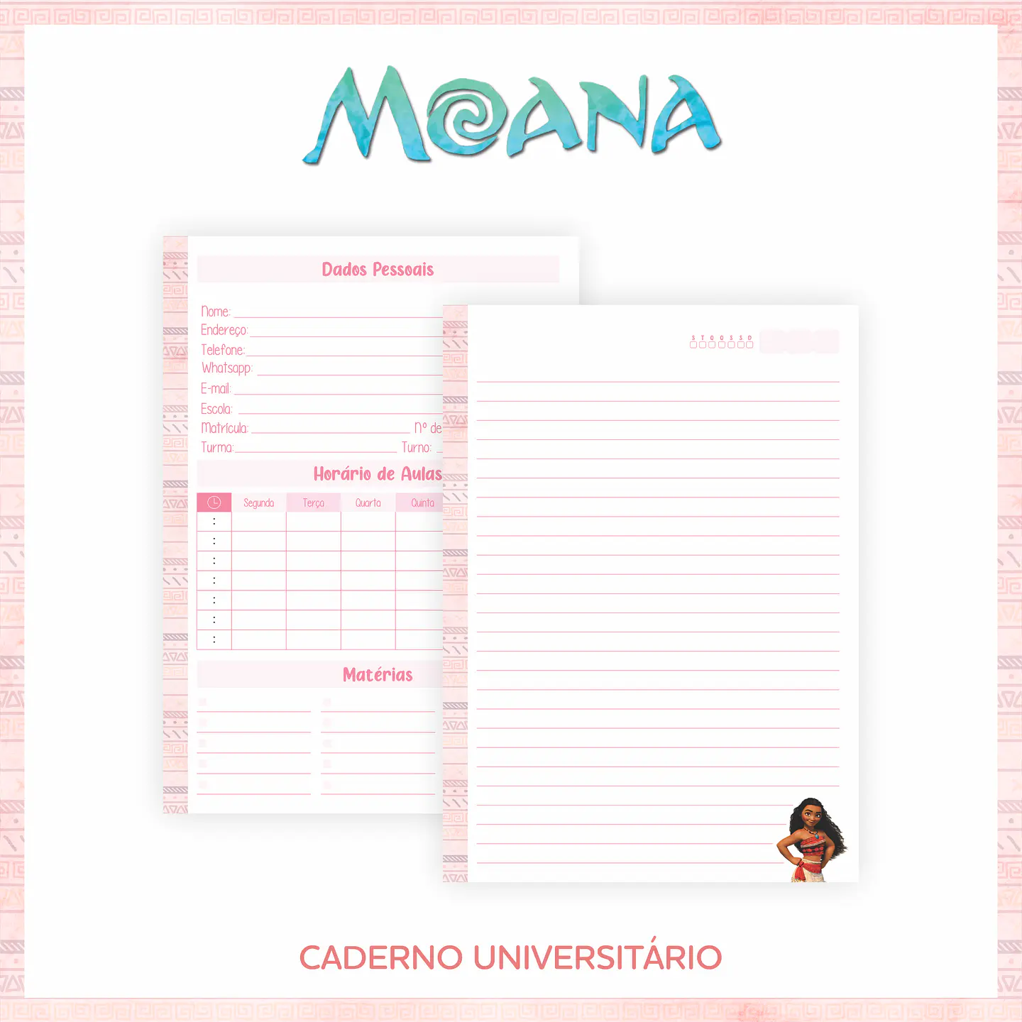 Arquivo Encadernação Volta às Aulas Moana 10