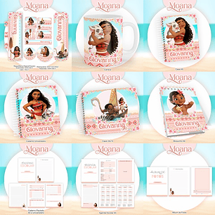 Arquivo Encadernação Volta às Aulas Moana