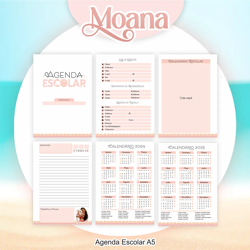 Arquivo Encadernação Volta às Aulas Moana 9