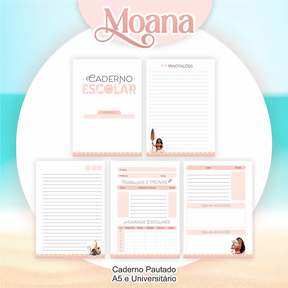 Arquivo Encadernação Volta às Aulas Moana 10