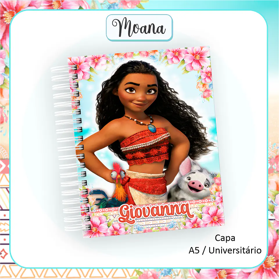 Arquivo Encadernação Volta às Aulas Moana 2