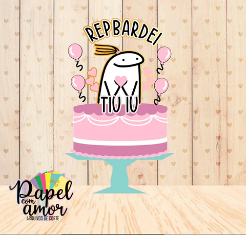 Arquivo Topo de Bolo Flork Rep Bardei