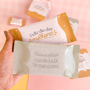 Arquivo de corte embalagem kitkat dia da mulher