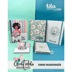 Gratidão Muda Tudo - Combo Encadernação 01 Tita