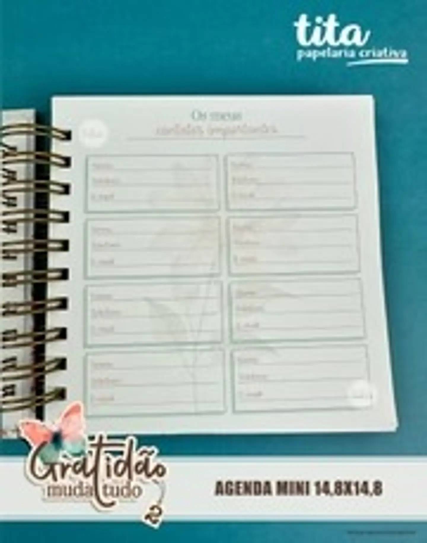 Gratidão Encadernação Muda Tudo 2