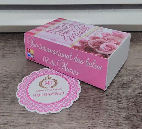 Arquivo de corte Caixa Biblia Dia Internacional das Mulheres