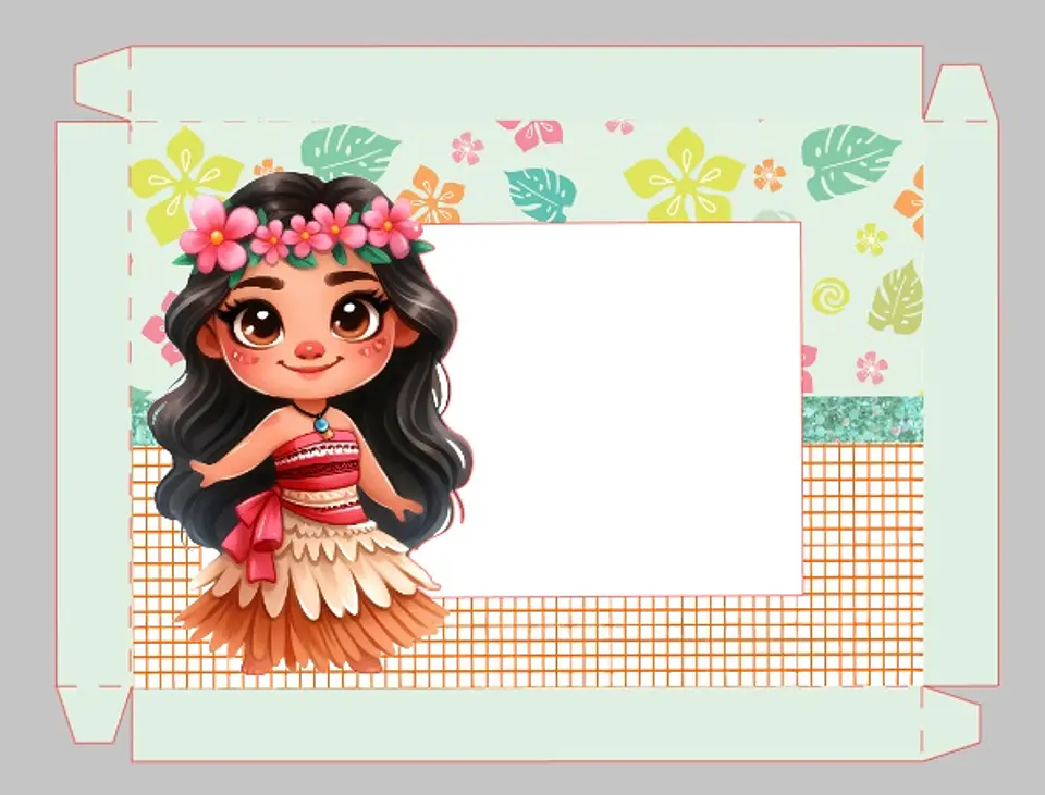 Arquivo de corte mini confeiteiro moana 2