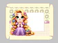 Arquivo de corte mini confeiteiro rapunzel enrolados - Thumbnail 2