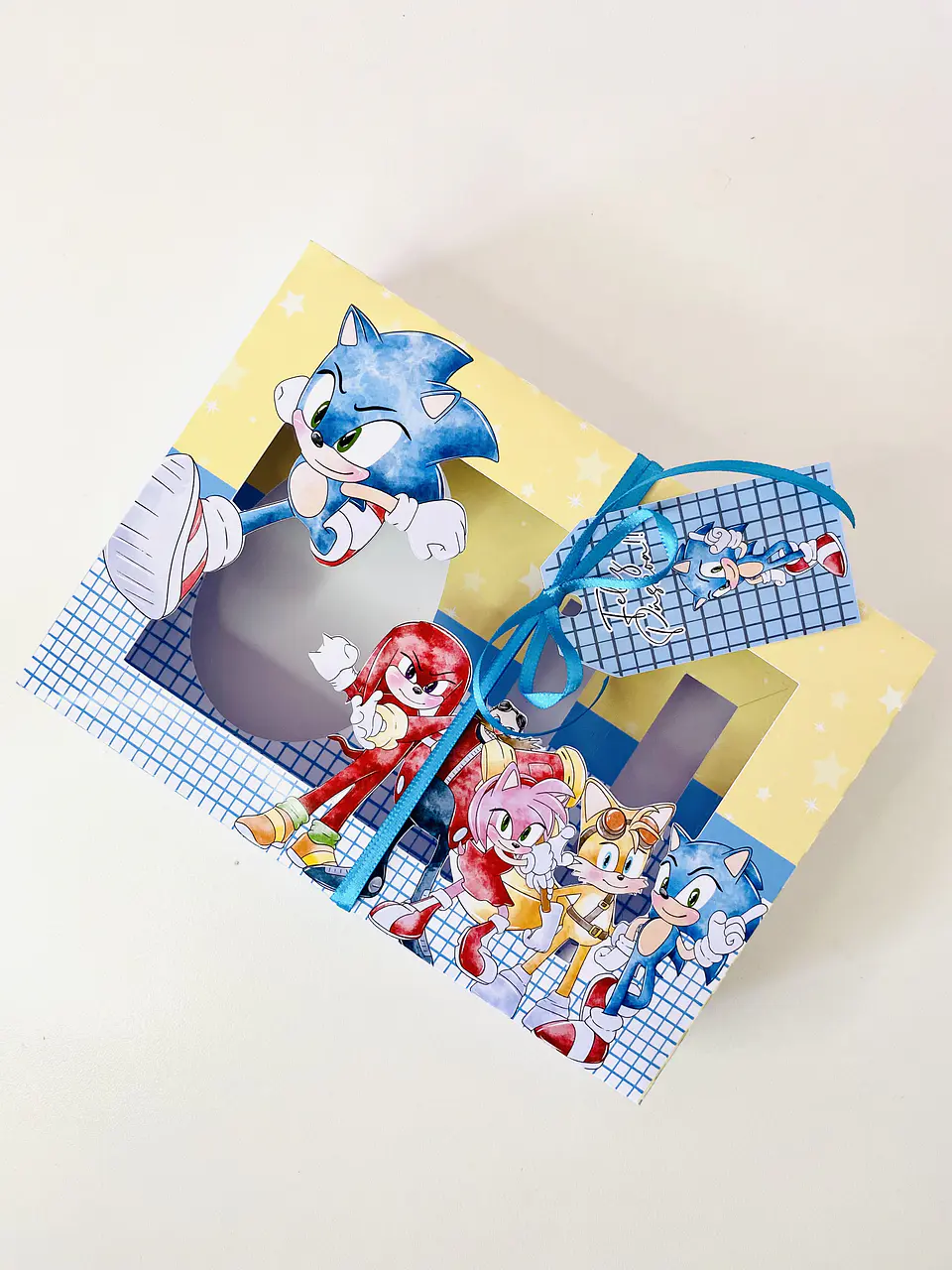 Arquivo de corte mini confeiteiro sonic 1