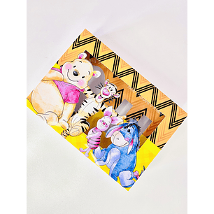 Arquivo de corte mini confeiteiro ursinho pooh