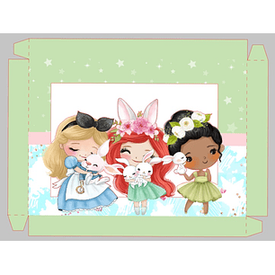 Arquivo de corte mini confeiteiro princesas da disney