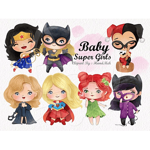Kit Digital Super Girls