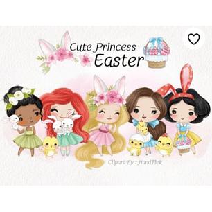 Kit Digital Princesas Cute 