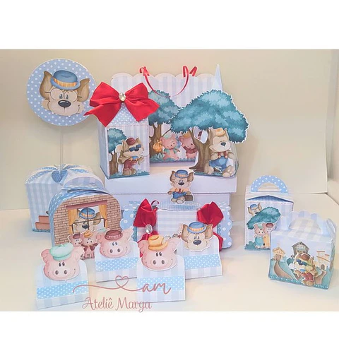 Arquivo de Corte Os Três Porquinhos