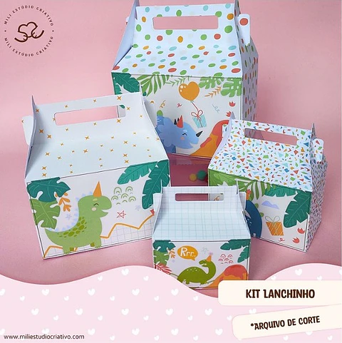 Arquivo de Corte Combo Lanchinho MALETINHA molde
