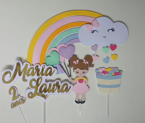 ARQUIVO DE CORTE TOPO DE BOLO CHUVA DE AMOR