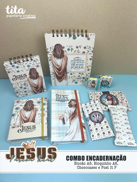 Arquivo Jesus Páscoa Real - Combo Encadernação - Tita