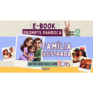 Arquivo E-book Prompts Família Ilustrada