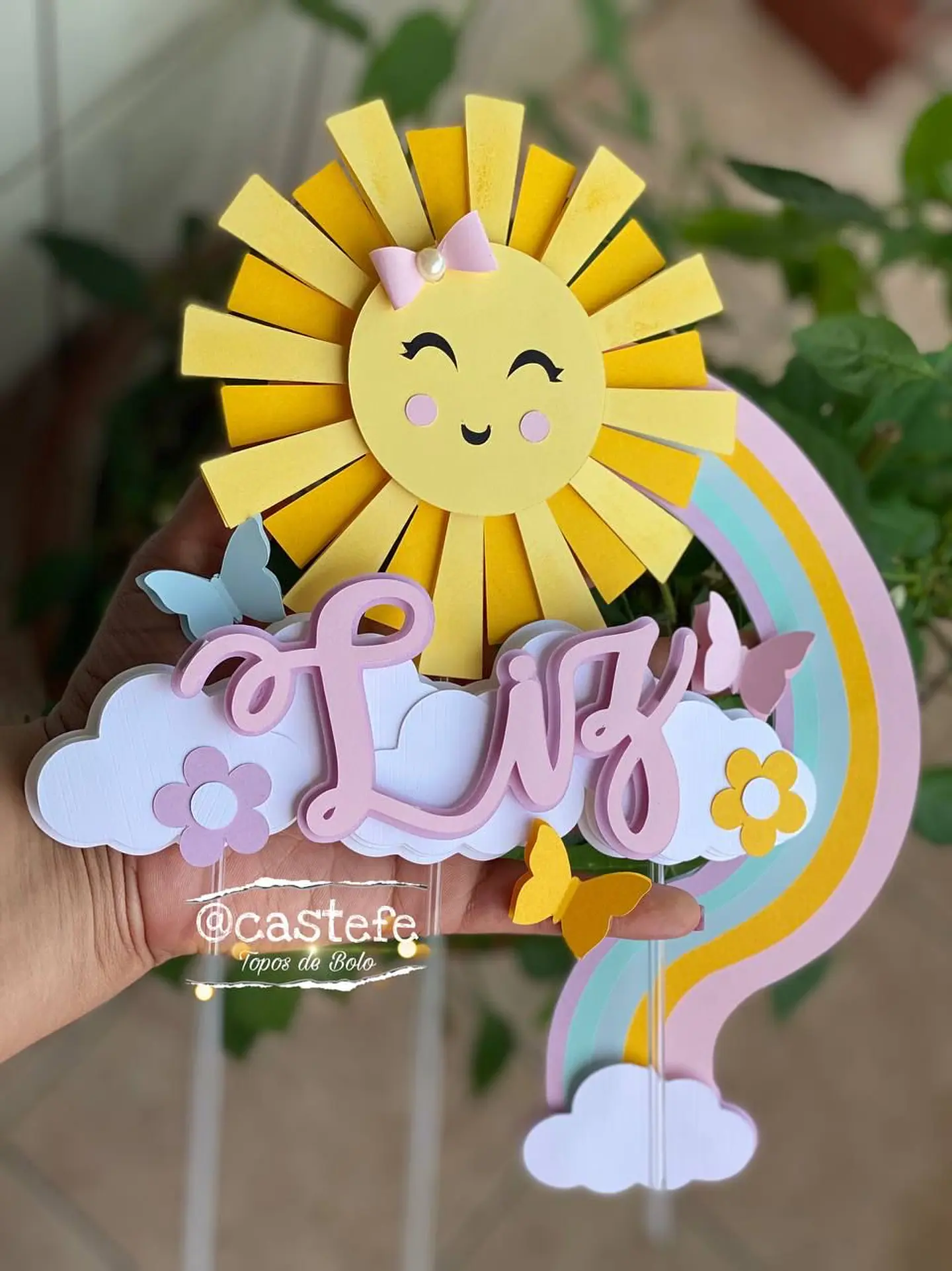 Arquivo de corte topo de bolo solzinho - sunshine 1