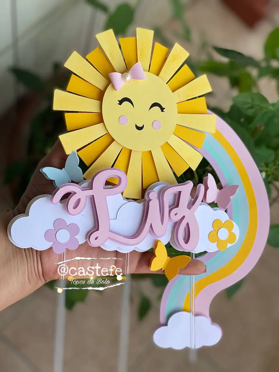 Arquivo de corte topo de bolo solzinho - sunshine 1