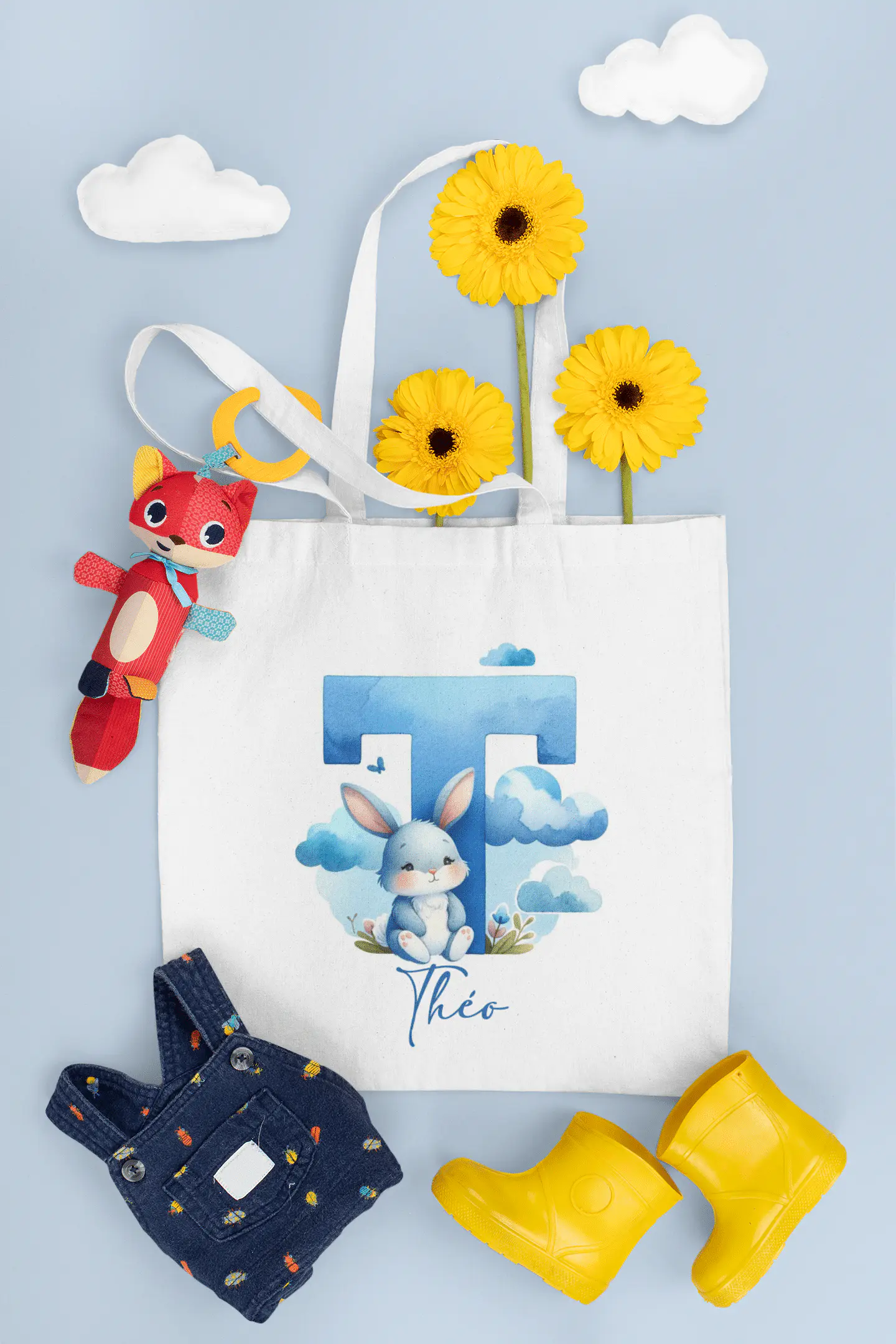 Kit Digital Alfabeto Coelhinho Azul - Ilustracin 3