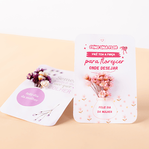  Arquivo Card Flor Sempre Viva Dia da Mulher - Ateliê Moriah