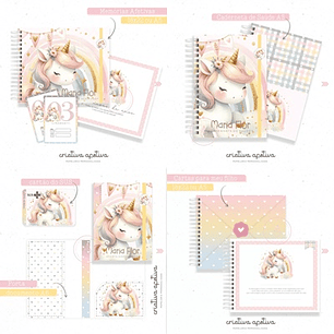 Arquivo Encadernação Baby Meu Unicórnio - Criativa Afetiva
