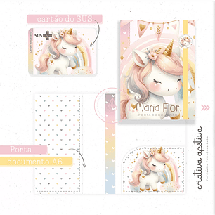 Arquivo Encadernação Baby Meu Unicórnio - Criativa Afetiva